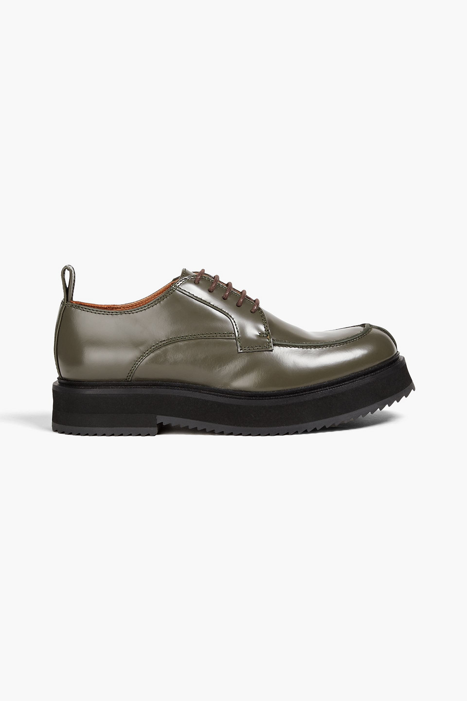 Joseph Leather Brogues In Green