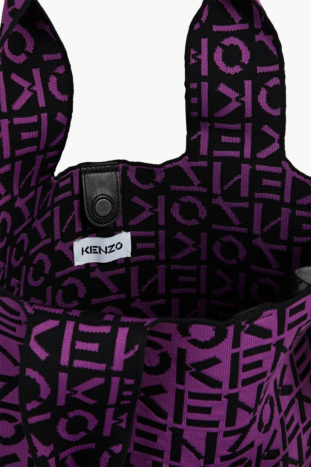 KENZO Jacquard-knit tote