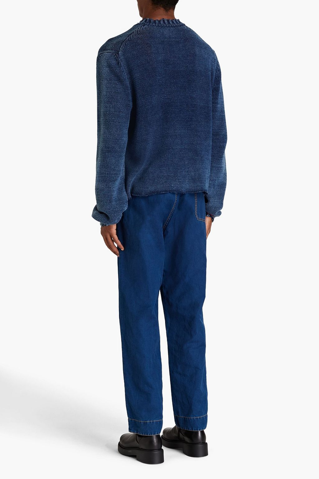 MAISON MARGIELA Cotton and linen-blend canvas pants