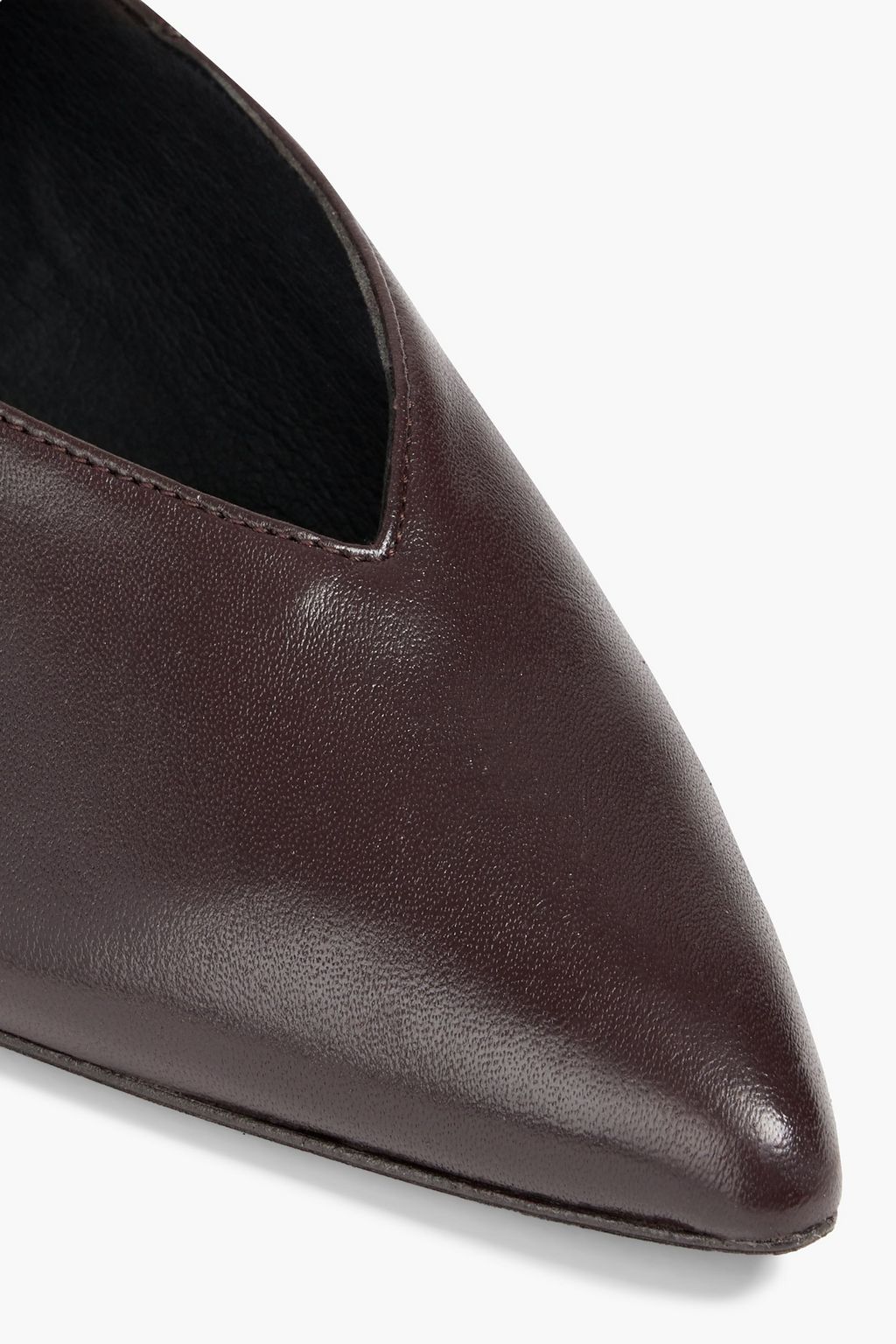 IRIS & INK Betsy leather point-toe flats