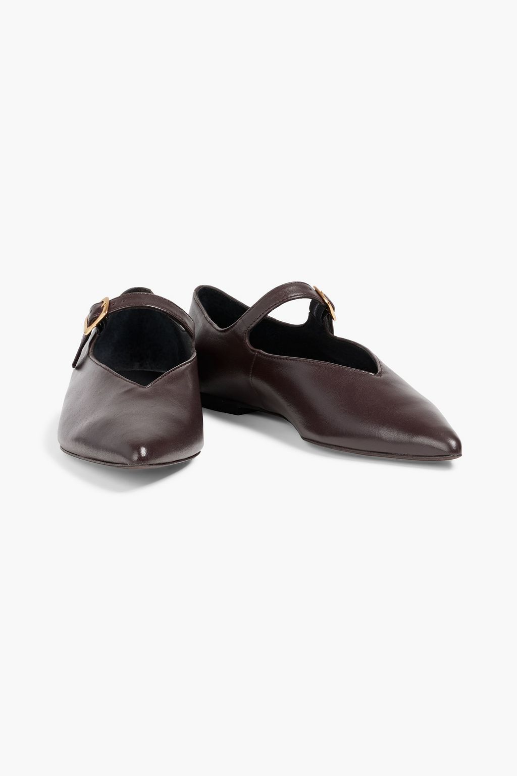 IRIS & INK Betsy leather point-toe flats