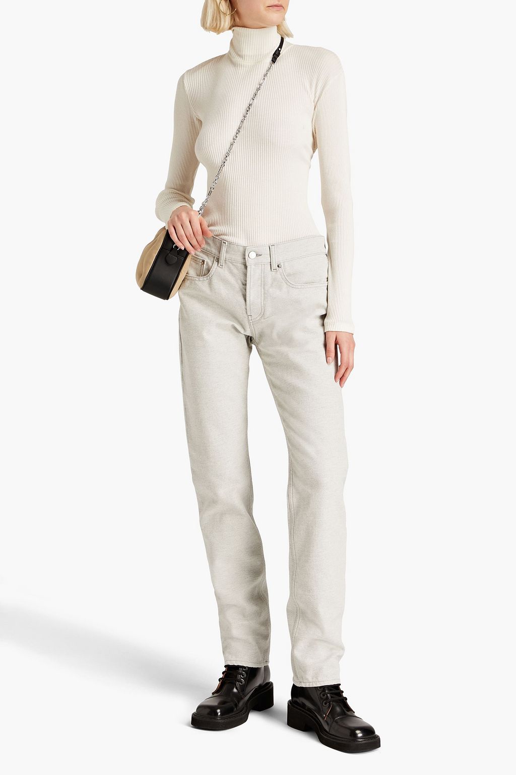 MAISON MARGIELA Mid-rise straight-leg jeans