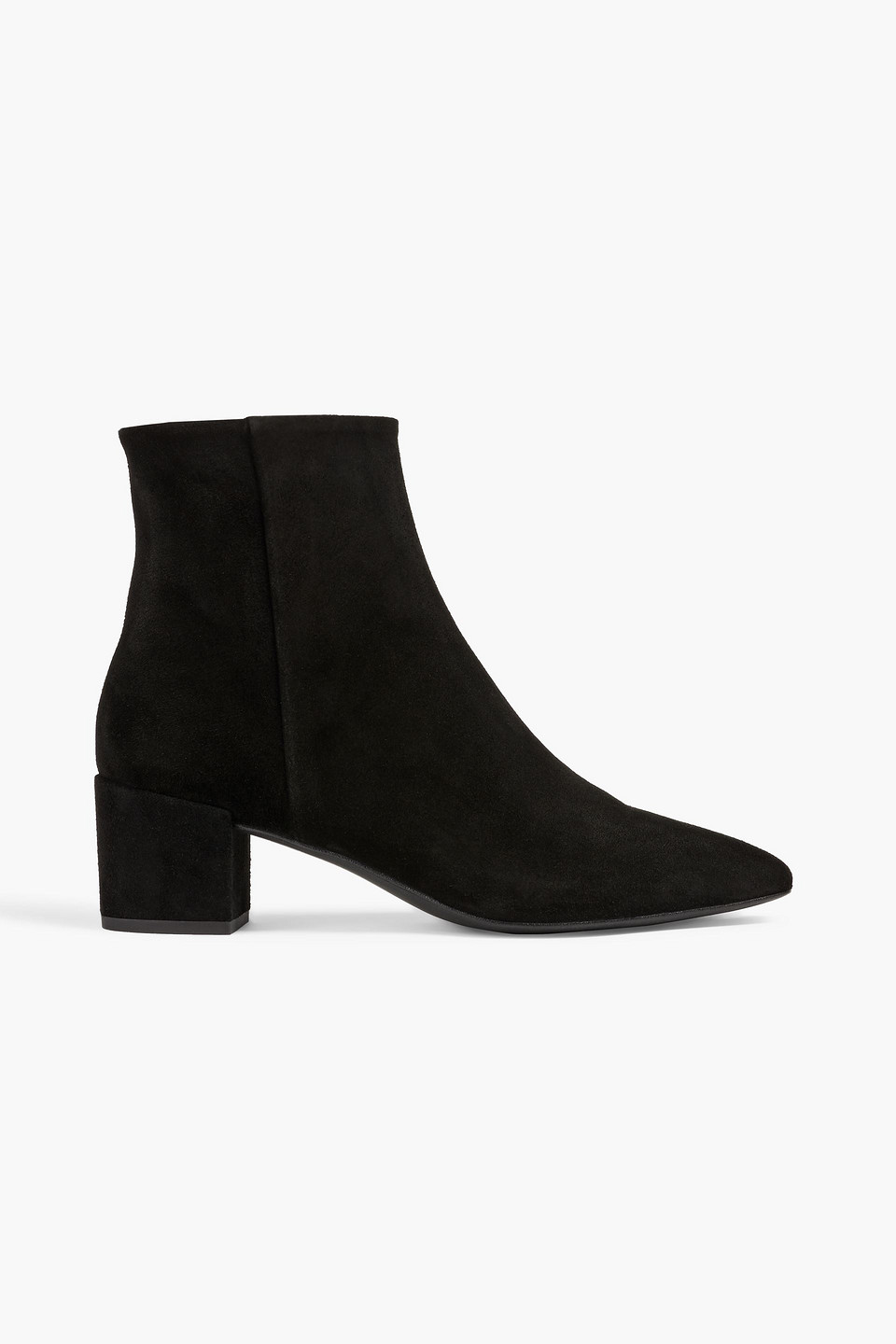 Iris & Ink Avery Suede Ankle Boots In Black