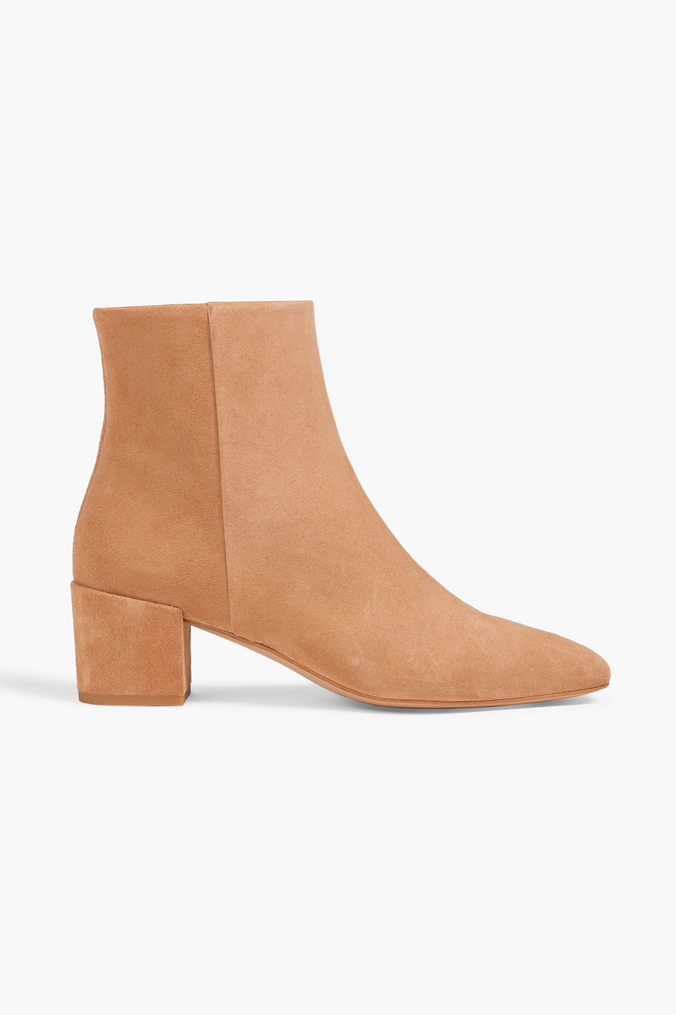 Iris & Ink Avery Suede Ankle Boots In Sand