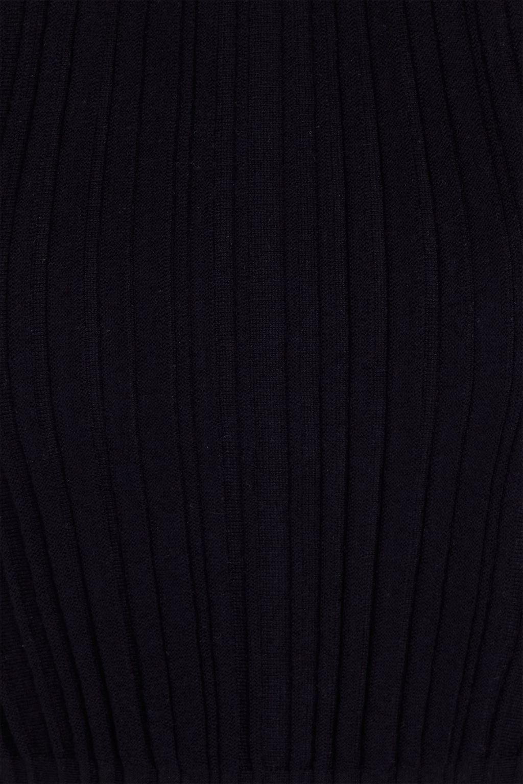 THEORY Cropped Oberteil aus einer gerippten Baumwollmischung