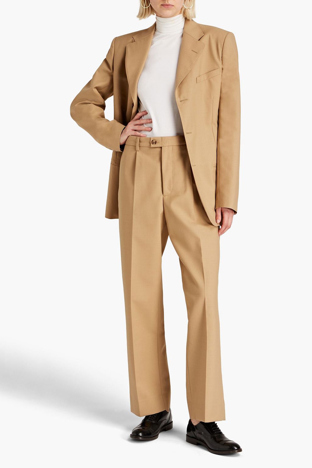 MAISON MARGIELA Wool-twill straight-leg pants