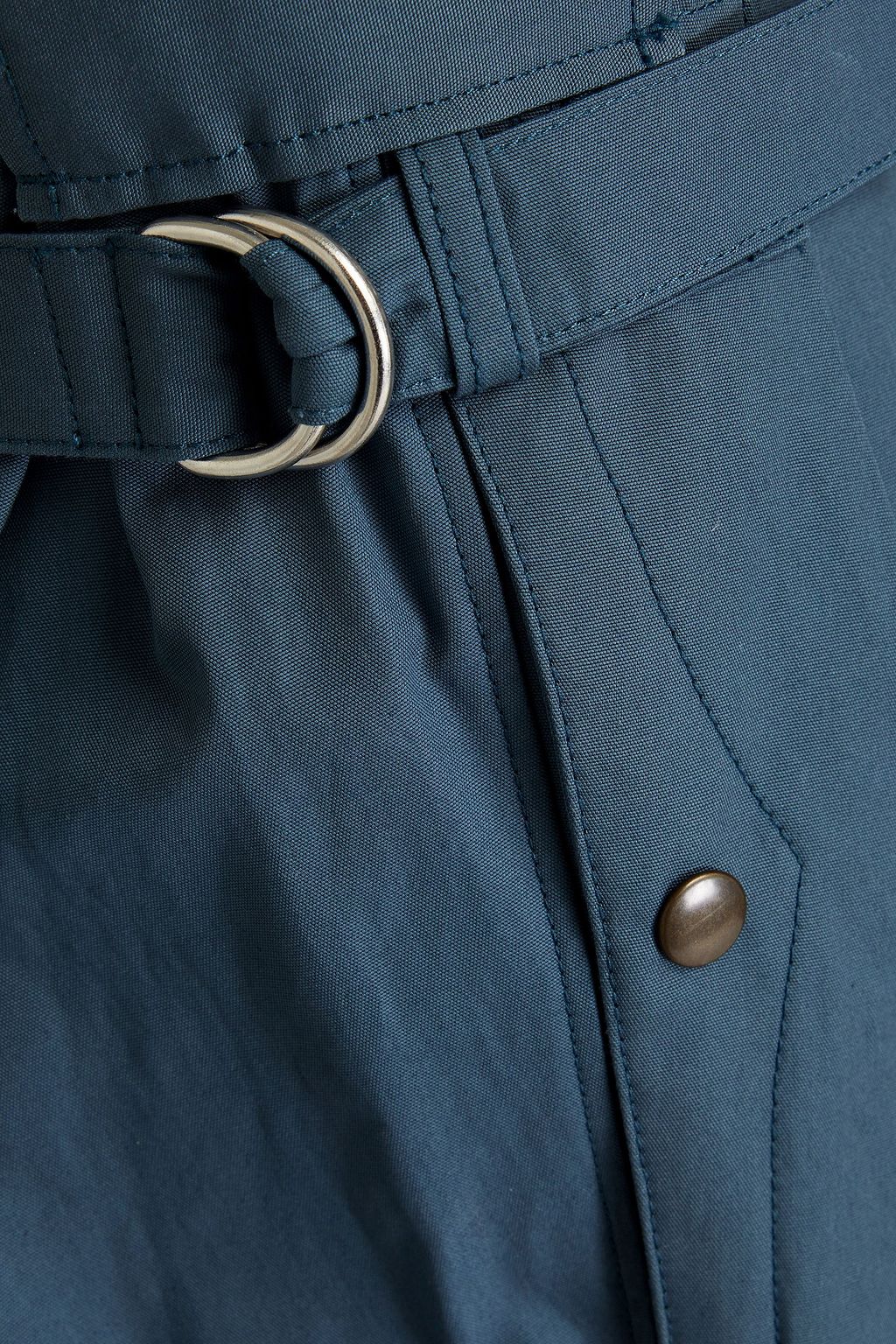 MAISON MARGIELA Cropped belted cotton-canvas pants