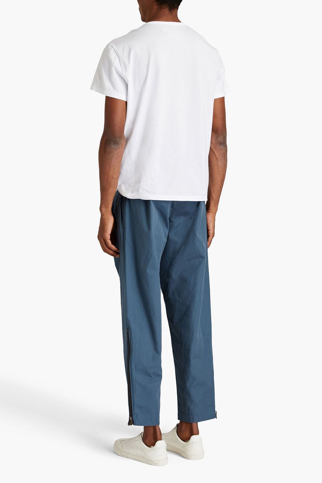 MAISON MARGIELA Cropped belted cotton-canvas pants
