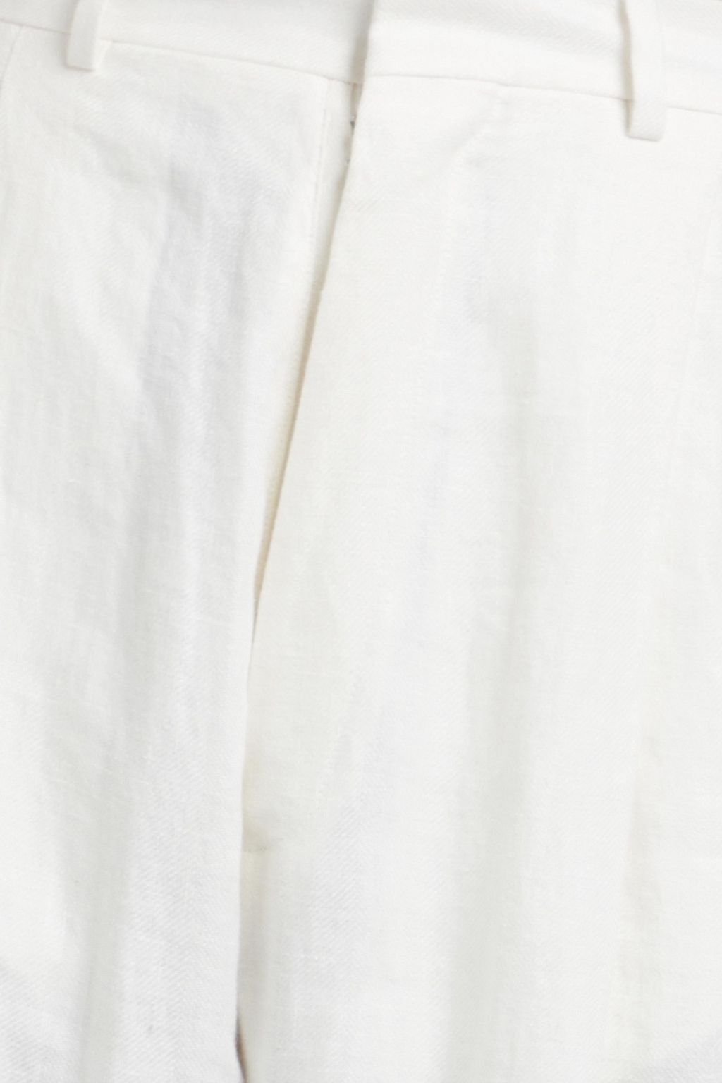 MAISON MARGIELA Pleated linen-twill pants