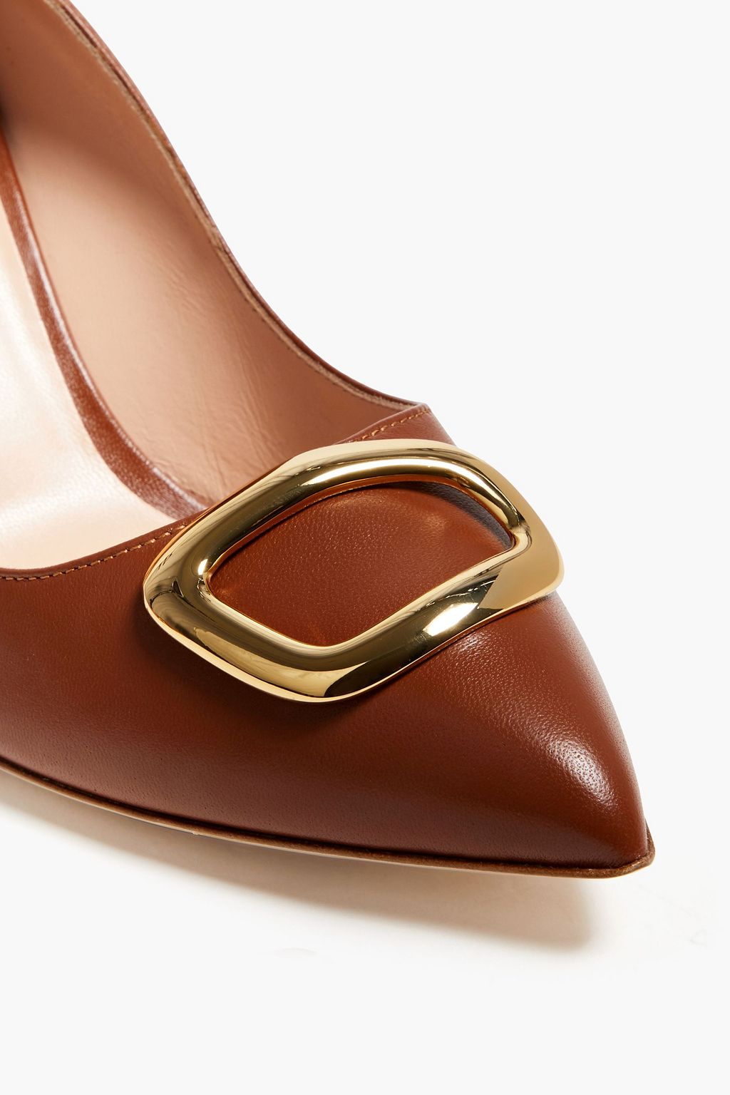RUPERT SANDERSON Nada embellished leather pumps