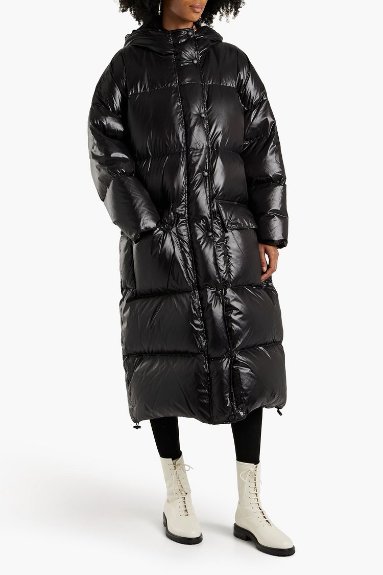STAND STUDIO Ally quilted shell hooded down coat THE