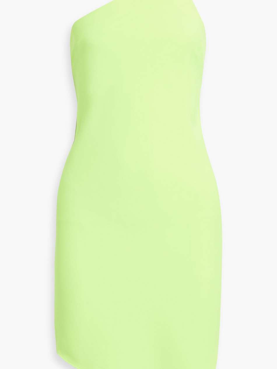 mia one-shoulder crepe mini dress