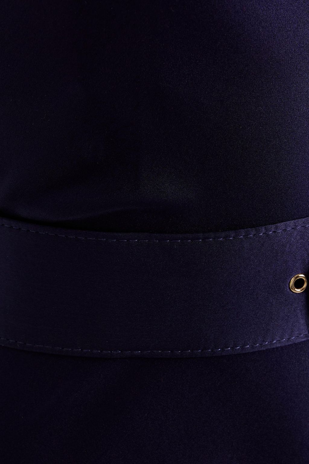 NICHOLAS Maxikleid aus Seidensatin mit Gürtel