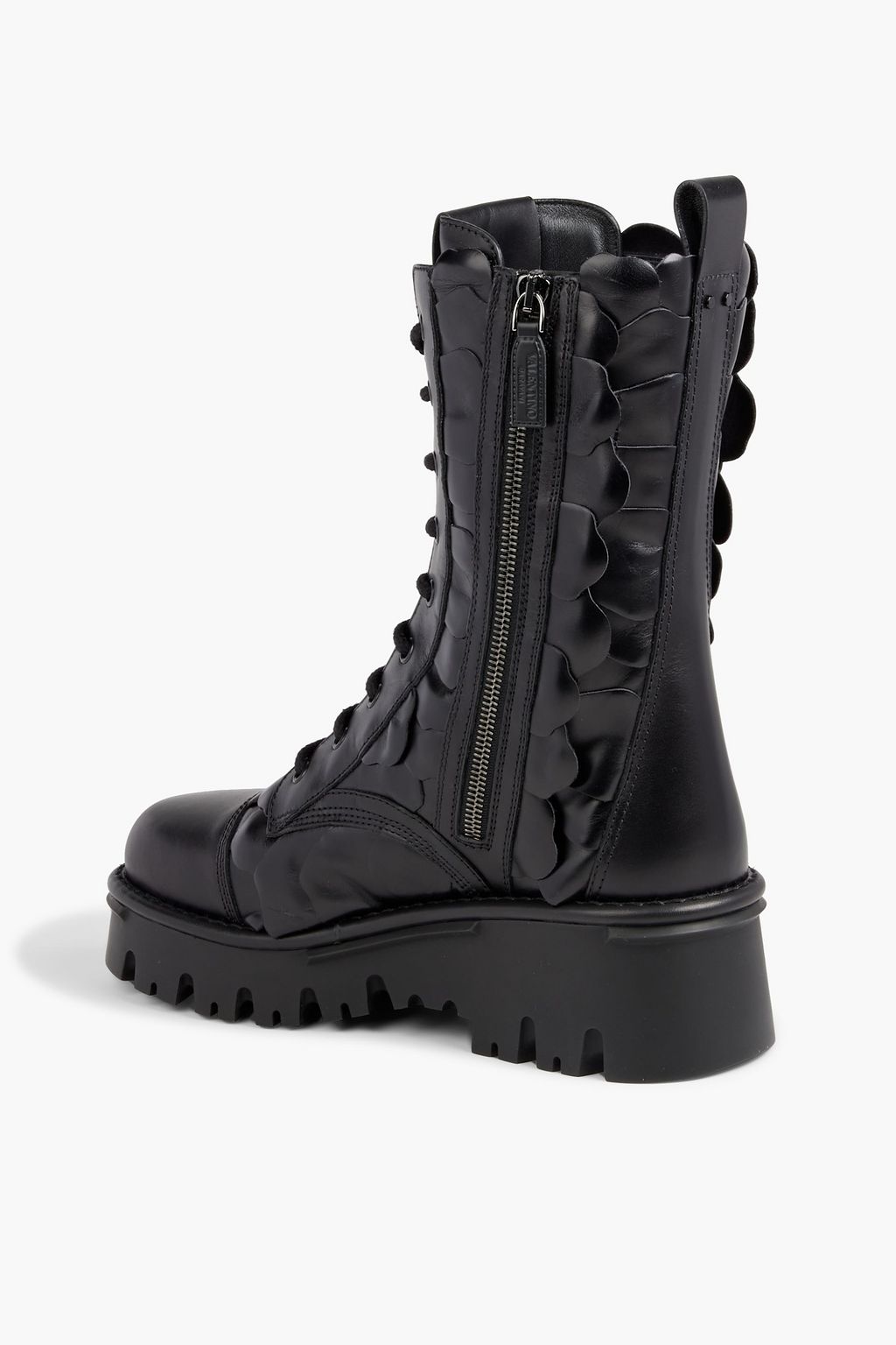 VALENTINO GARAVANI Atelier 03 Rose Edition leather combat boots