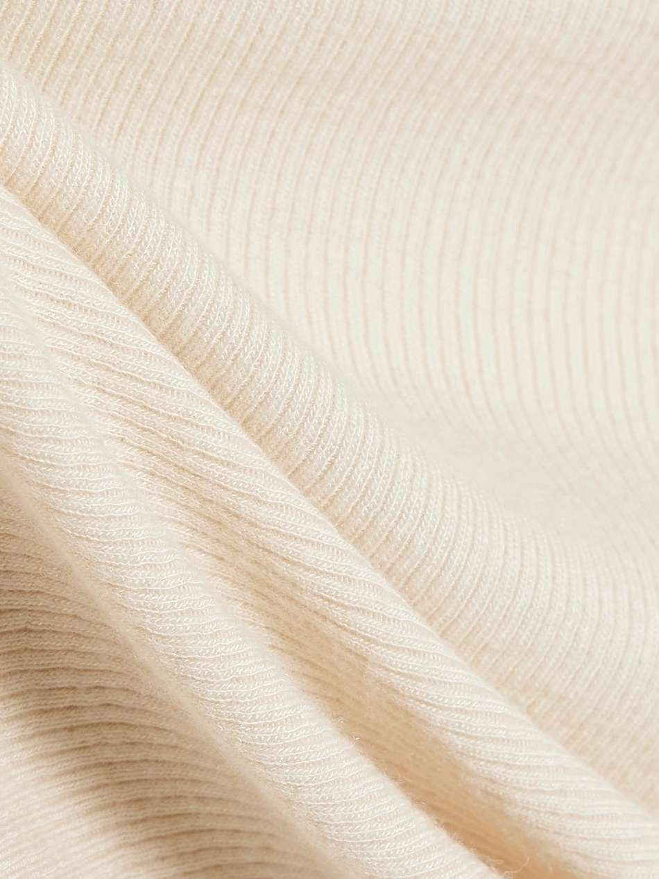 ribbed stretch-modal jersey midi dress