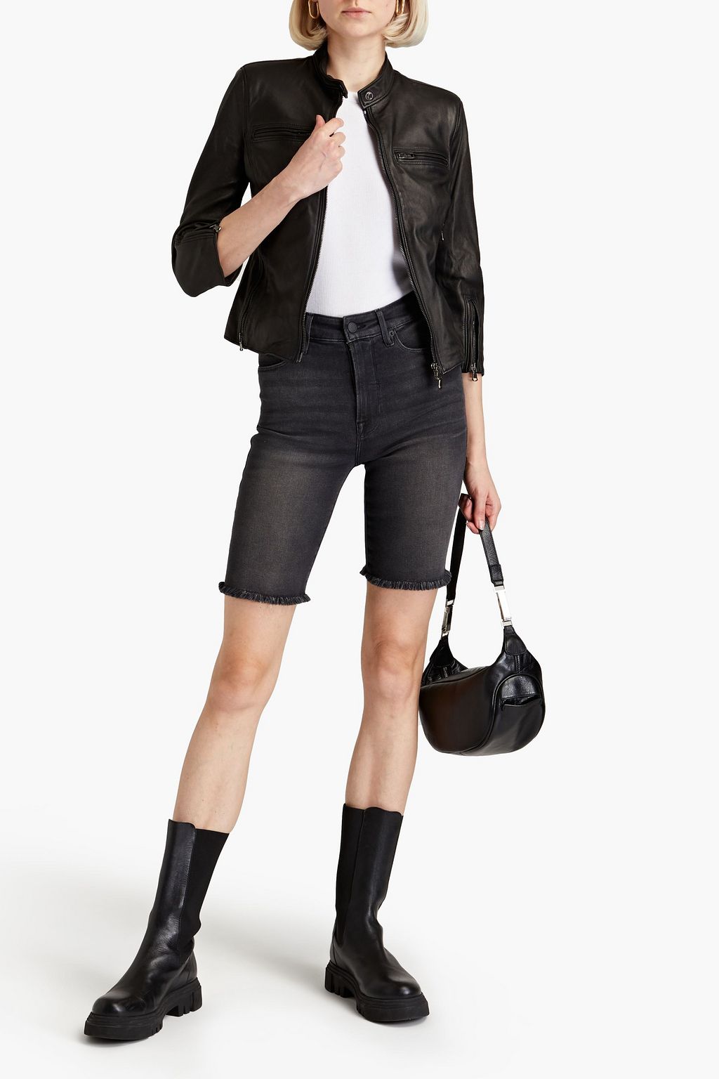 R13 Cafe Racer leather jacket