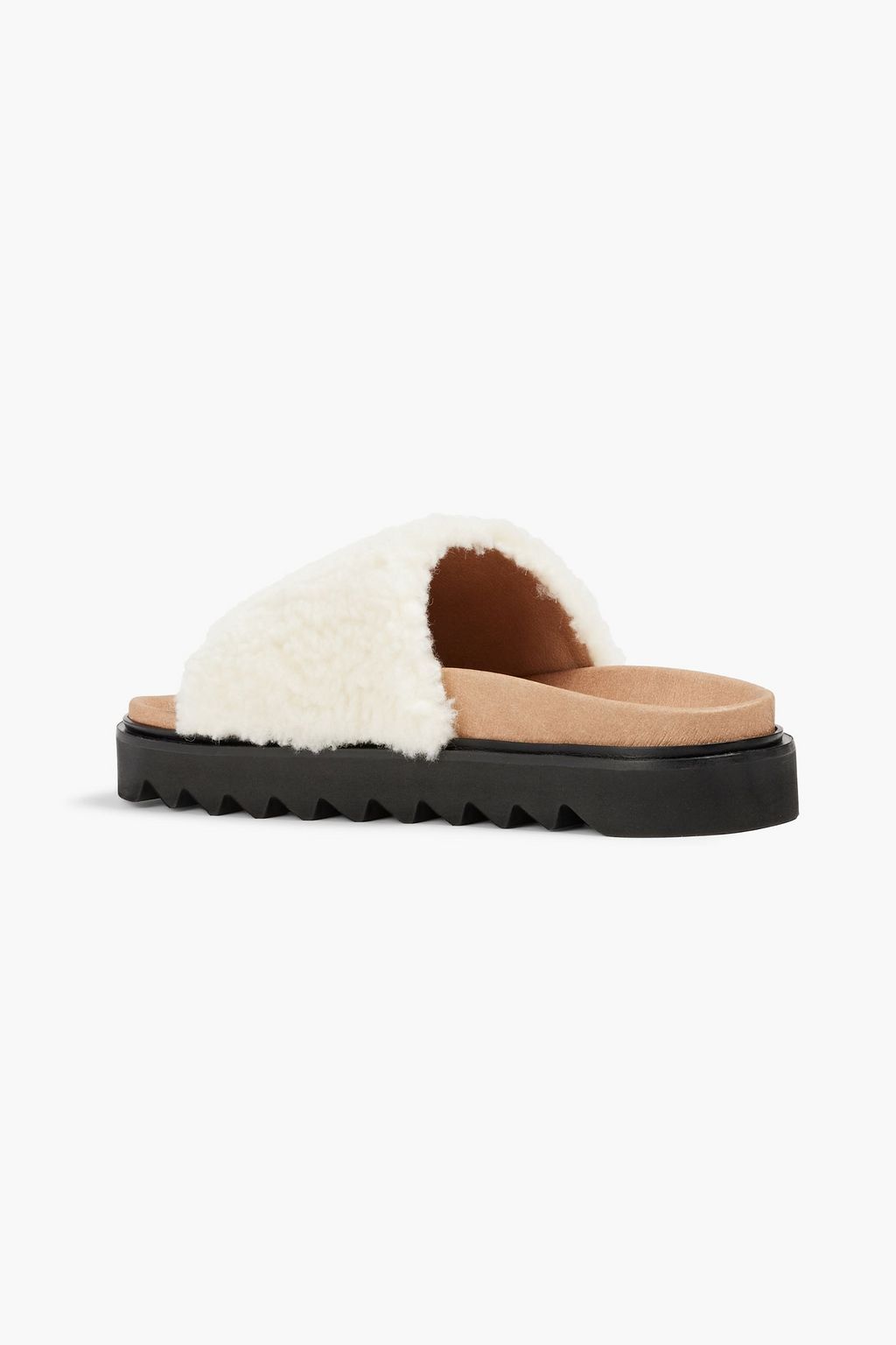 IRIS & INK Poppy faux shearling slides