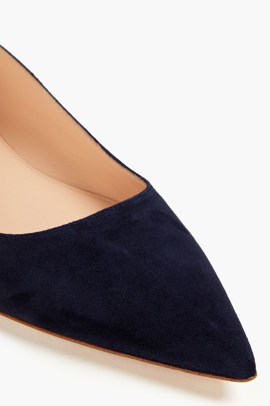 RUPERT SANDERSON Tambi suede point-toe flats