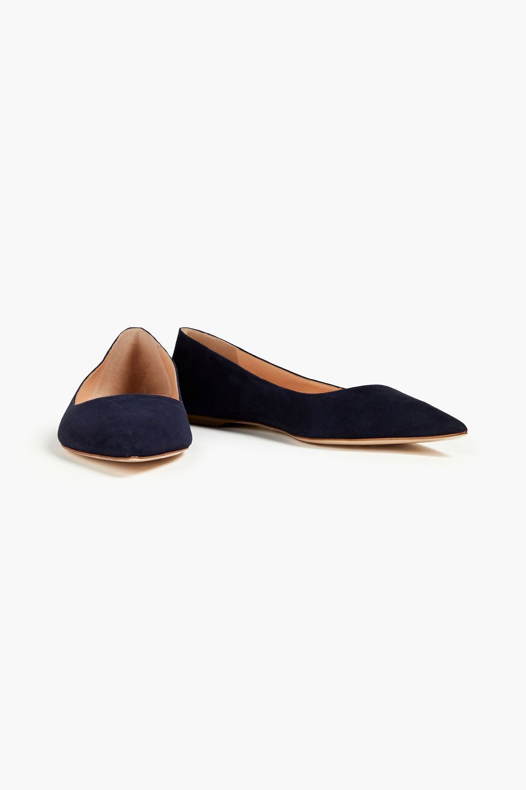 RUPERT SANDERSON Tambi suede point-toe flats