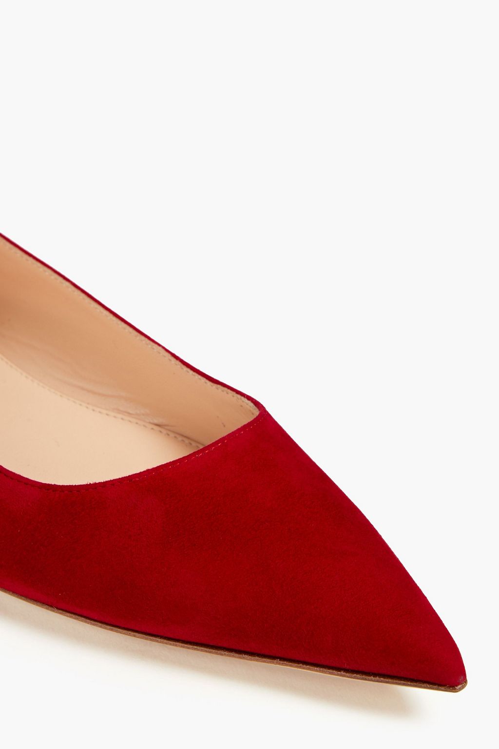 RUPERT SANDERSON Tambi suede point-toe flats
