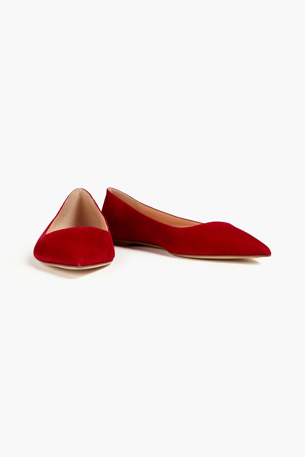 RUPERT SANDERSON Tambi suede point-toe flats