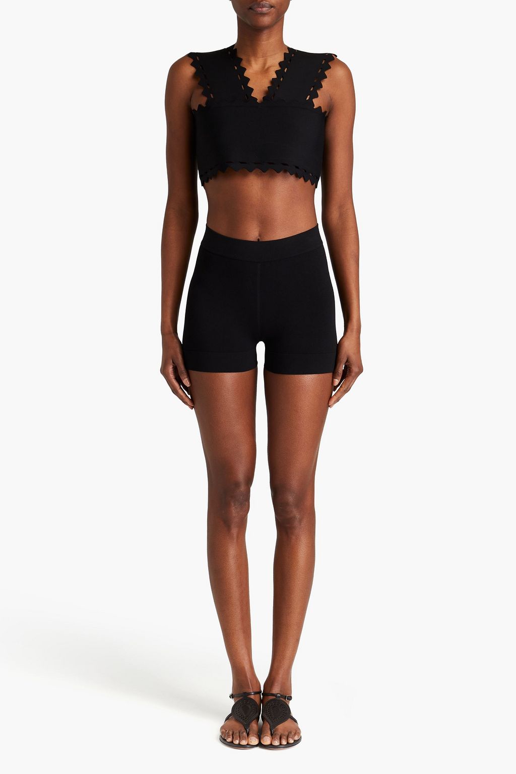 ALAÏA Stretch-knit shorts