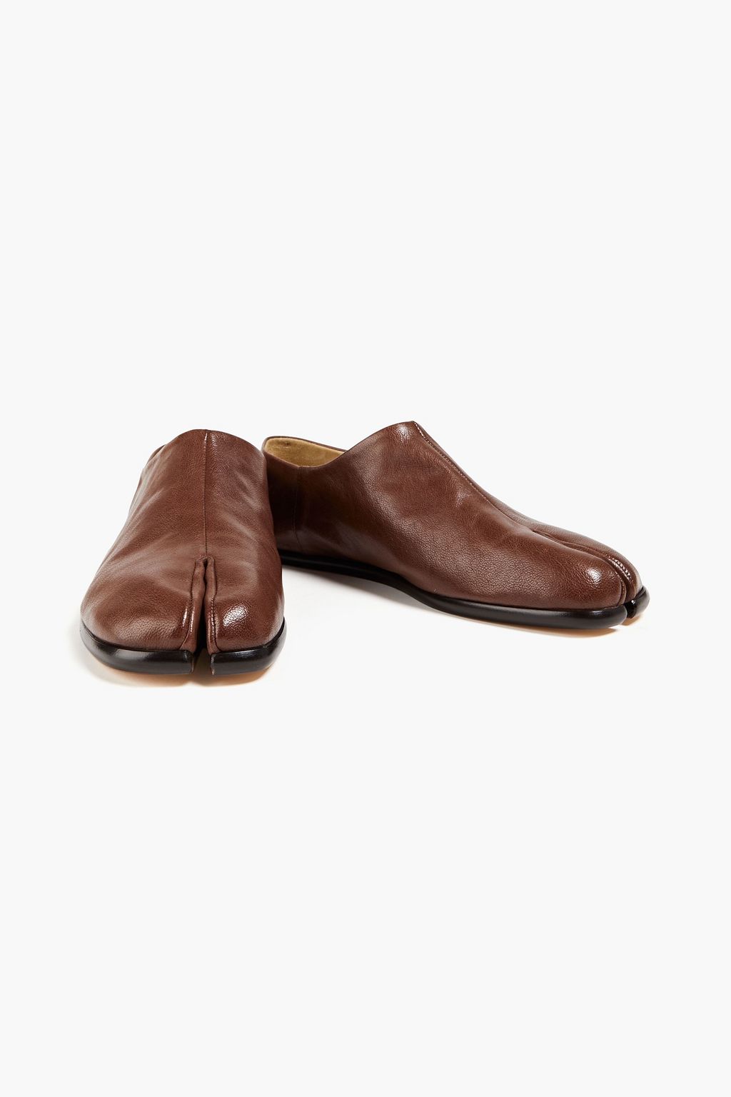 MAISON MARGIELA Tabi split-toe leather slippers