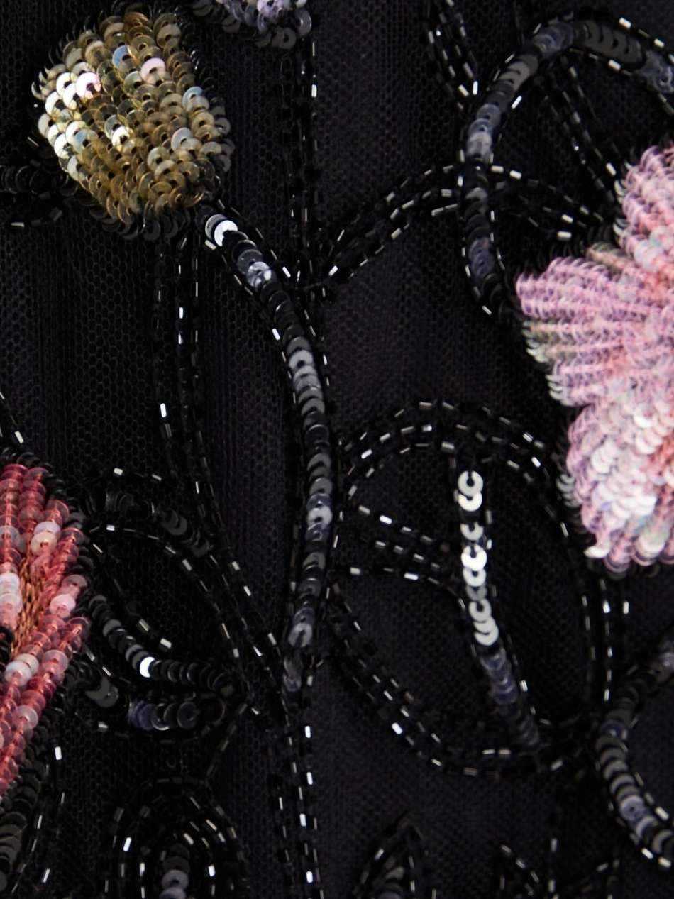 embellished tulle gown