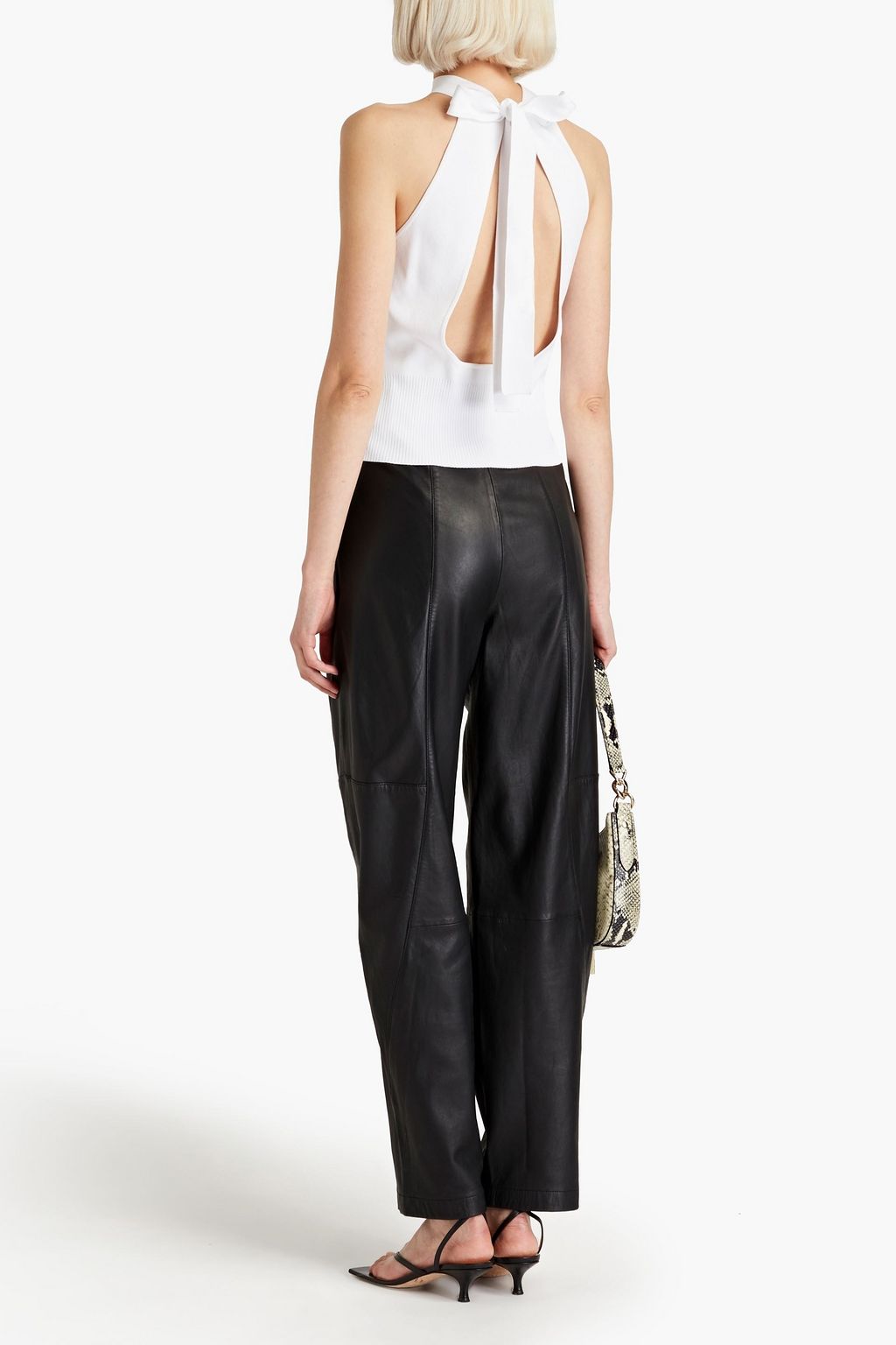 GESTUZ MattheaGZ cutout knitted turtleneck top