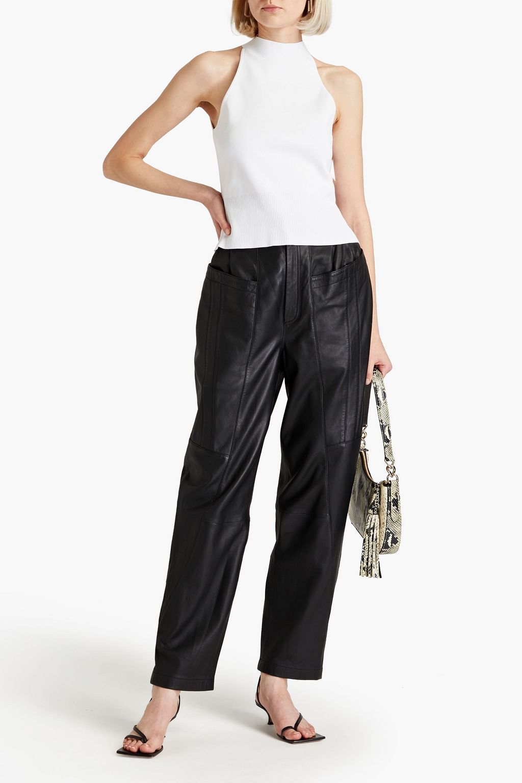 GESTUZ MattheaGZ cutout knitted turtleneck top