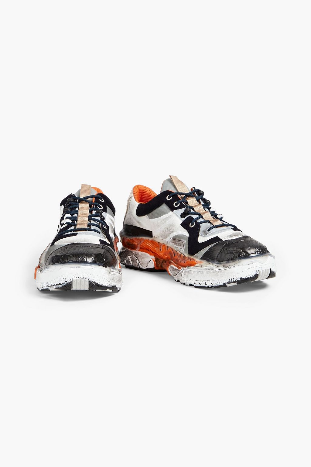 MAISON MARGIELA Coated leather sneakers
