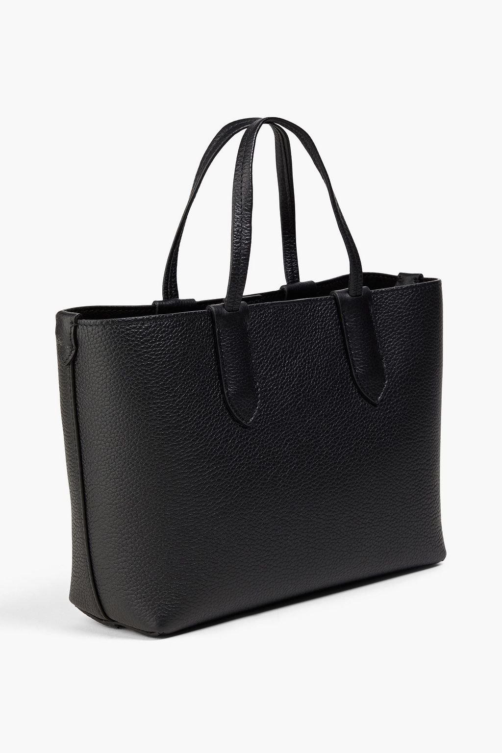 MCQUEEN Pebbled-leather tote