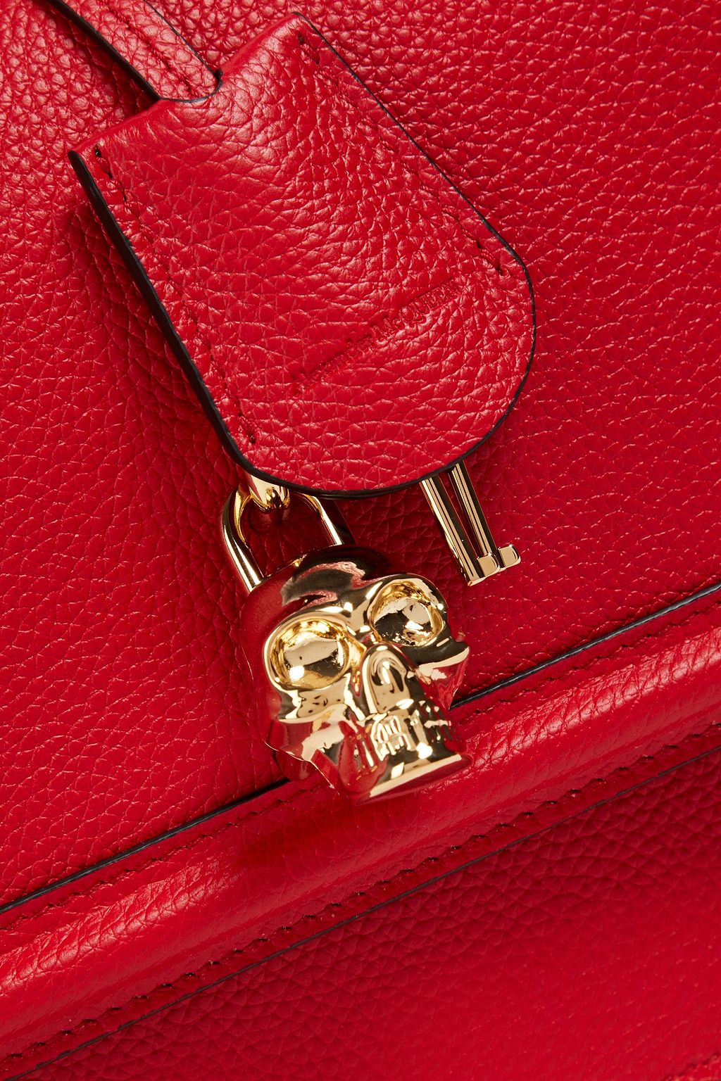 ALEXANDER MCQUEEN Pebbled-leather shoulder bag