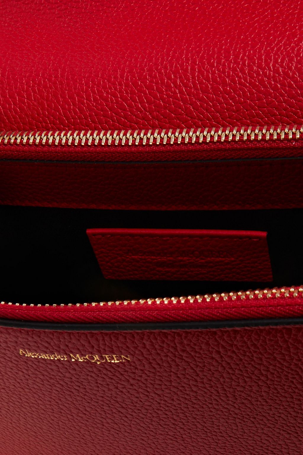 ALEXANDER MCQUEEN Pebbled-leather shoulder bag