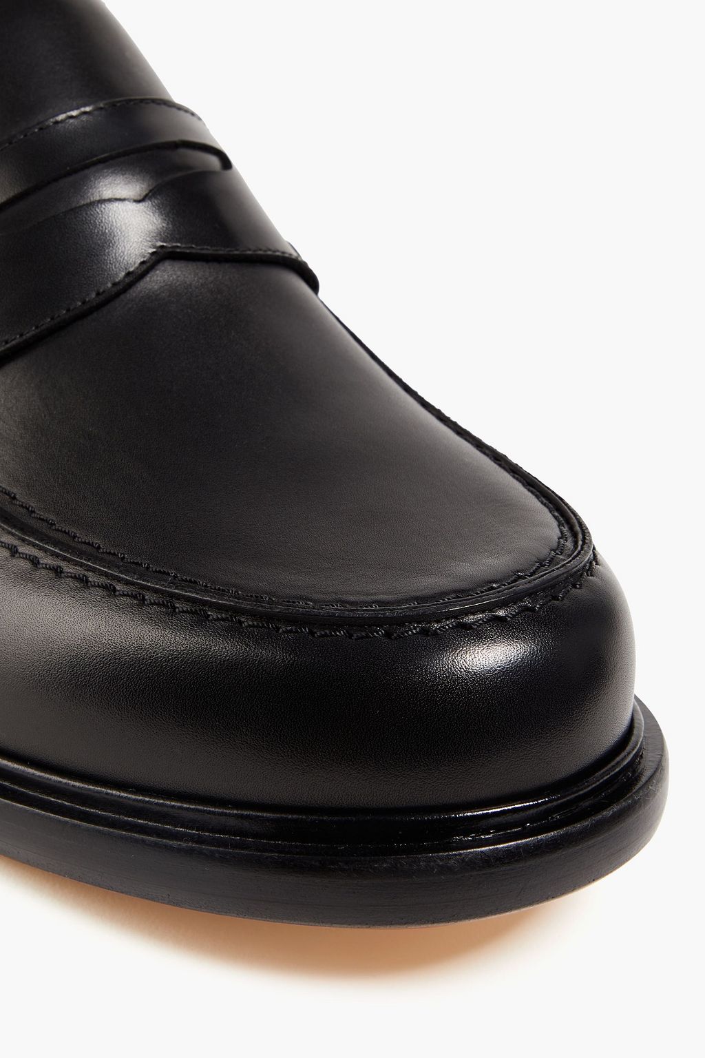 MAISON MARGIELA Glossed-leather penny loafers
