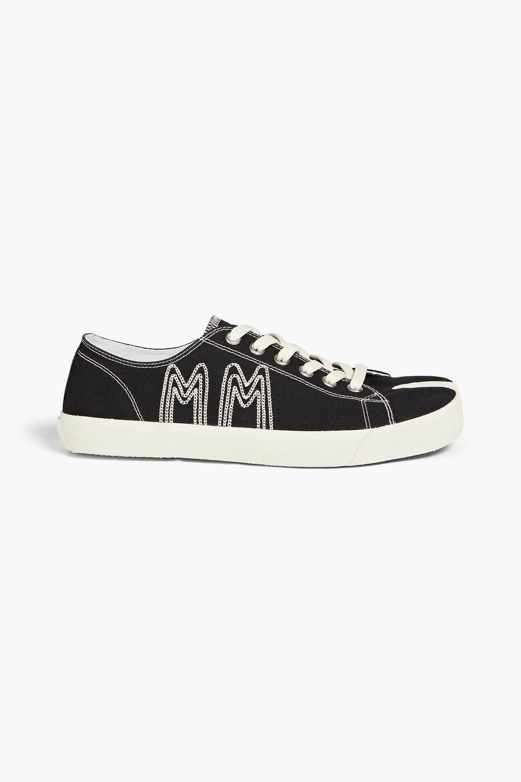 bus Amazon Jungle Forladt MAISON MARGIELA Tabi split-toe embroidered canvas sneakers | Sale up to 70%  off | THE OUTNET