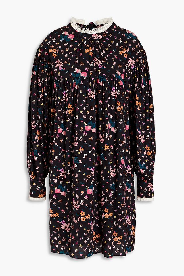 Josie floral-print woven mini dress