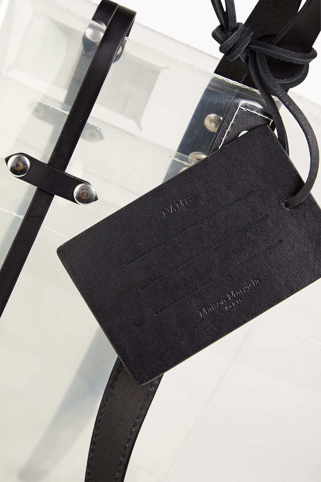 MAISON MARGIELA Leather-trimmed PU tote