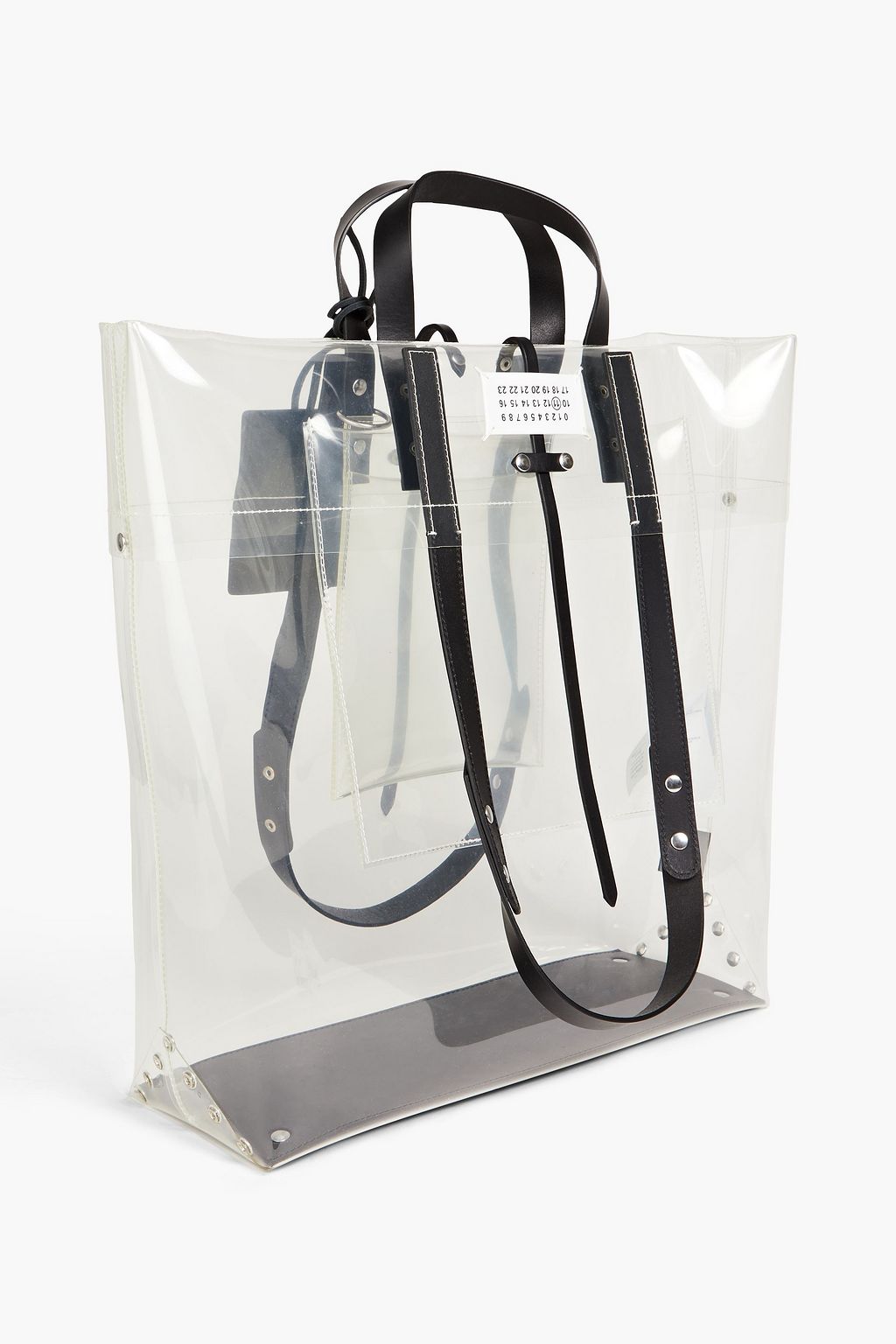 MAISON MARGIELA Leather-trimmed PU tote
