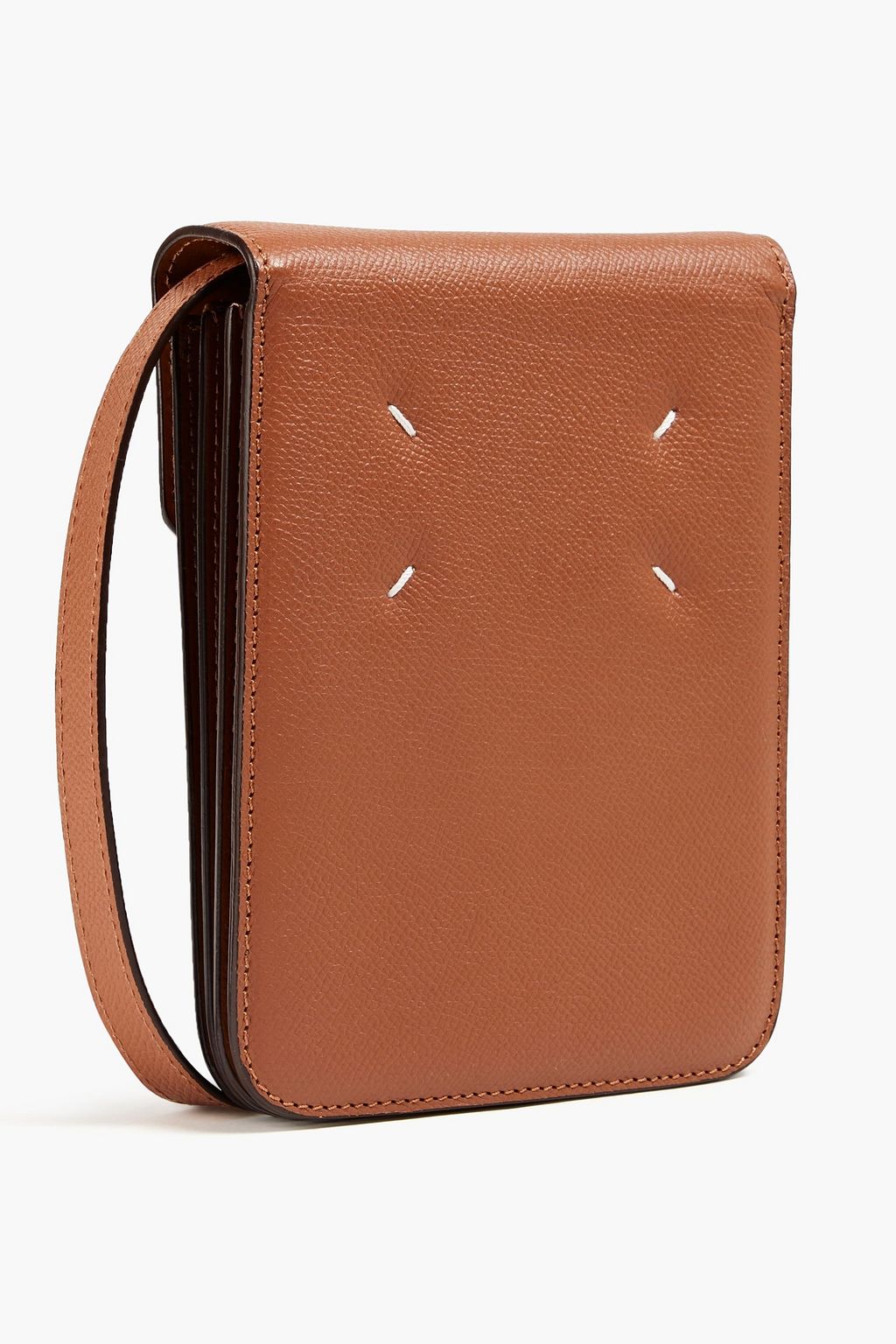 MAISON MARGIELA Pebbled-leather messenger bag