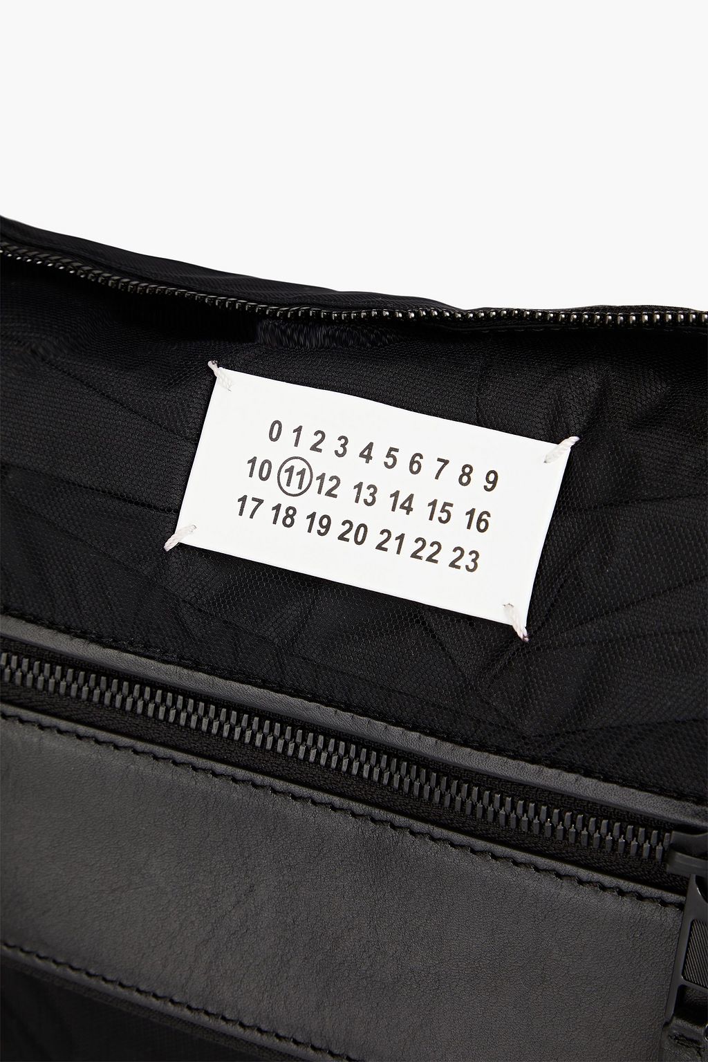 MAISON MARGIELA Layered shell and tulle messenger bag
