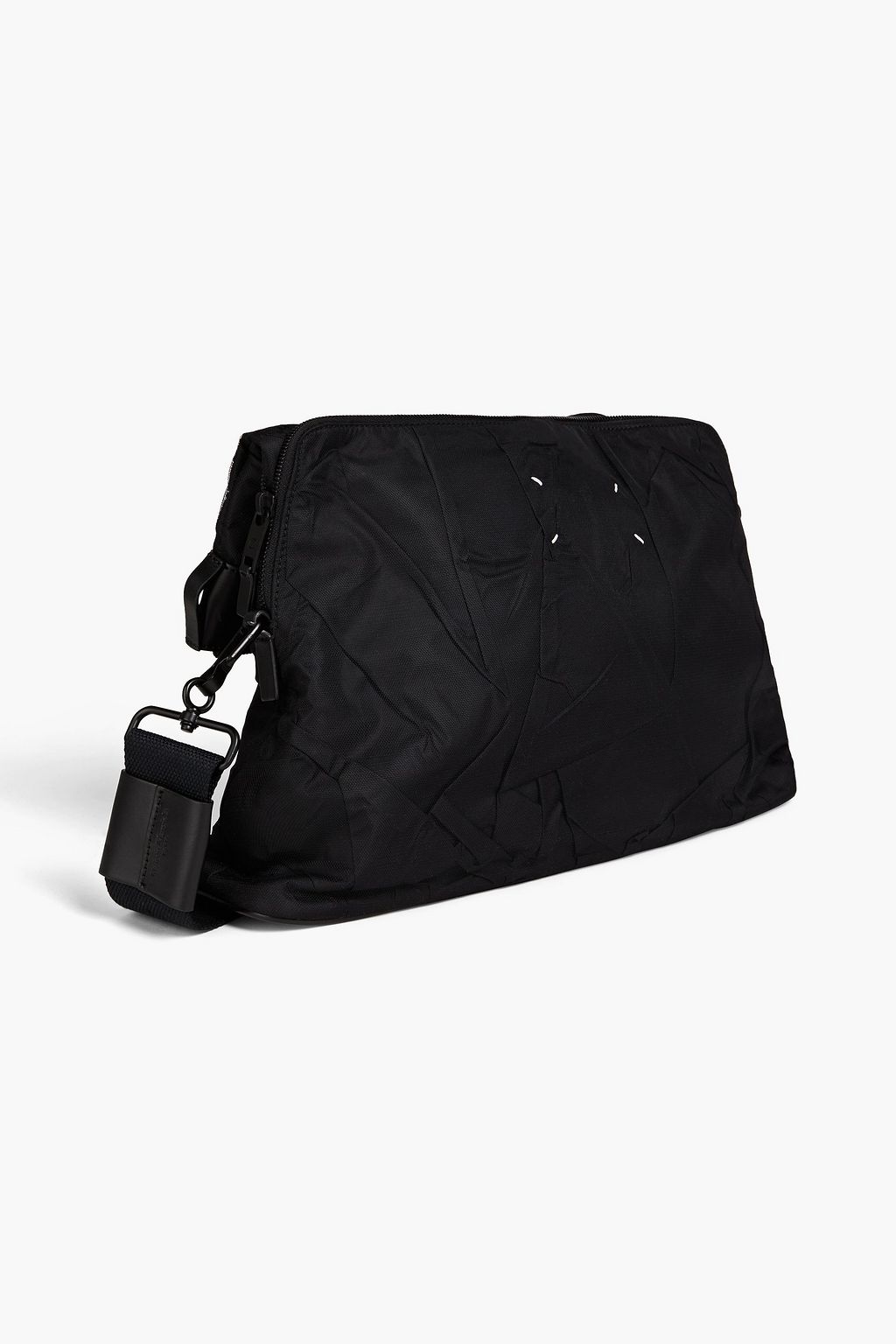 MAISON MARGIELA Layered shell and tulle messenger bag