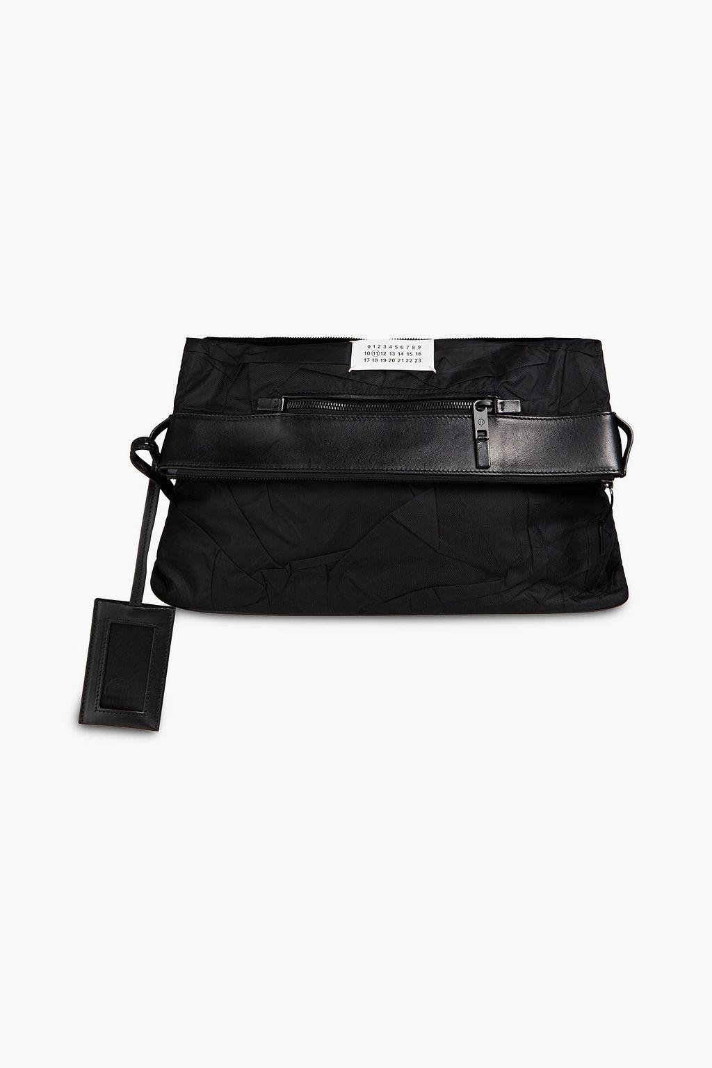 MAISON MARGIELA Layered shell and tulle messenger bag