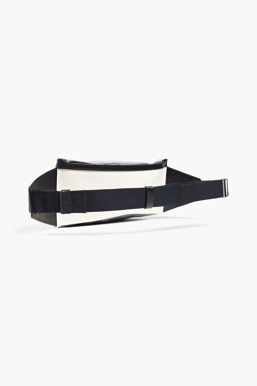 MAISON MARGIELA Gürteltasche aus beschichtetem Canvas mit Lederbesatz