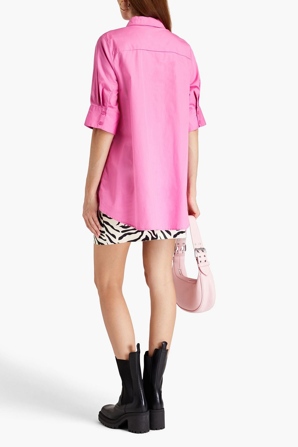 GESTUZ AvaliGZ cotton-poplin shirt