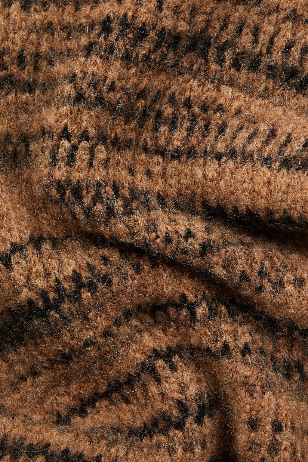 NAADAM Striped alpaca-blend scarf