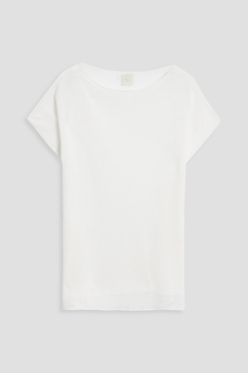 120% Linen Top In White