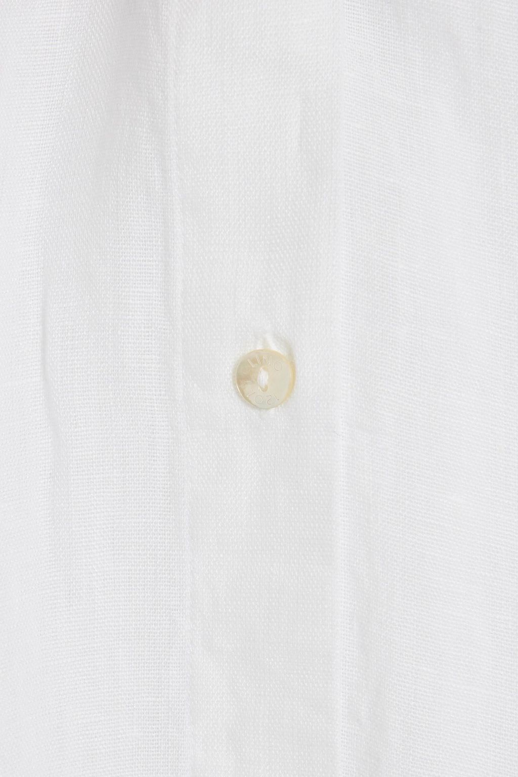 120% LINO Belted linen shirt dress