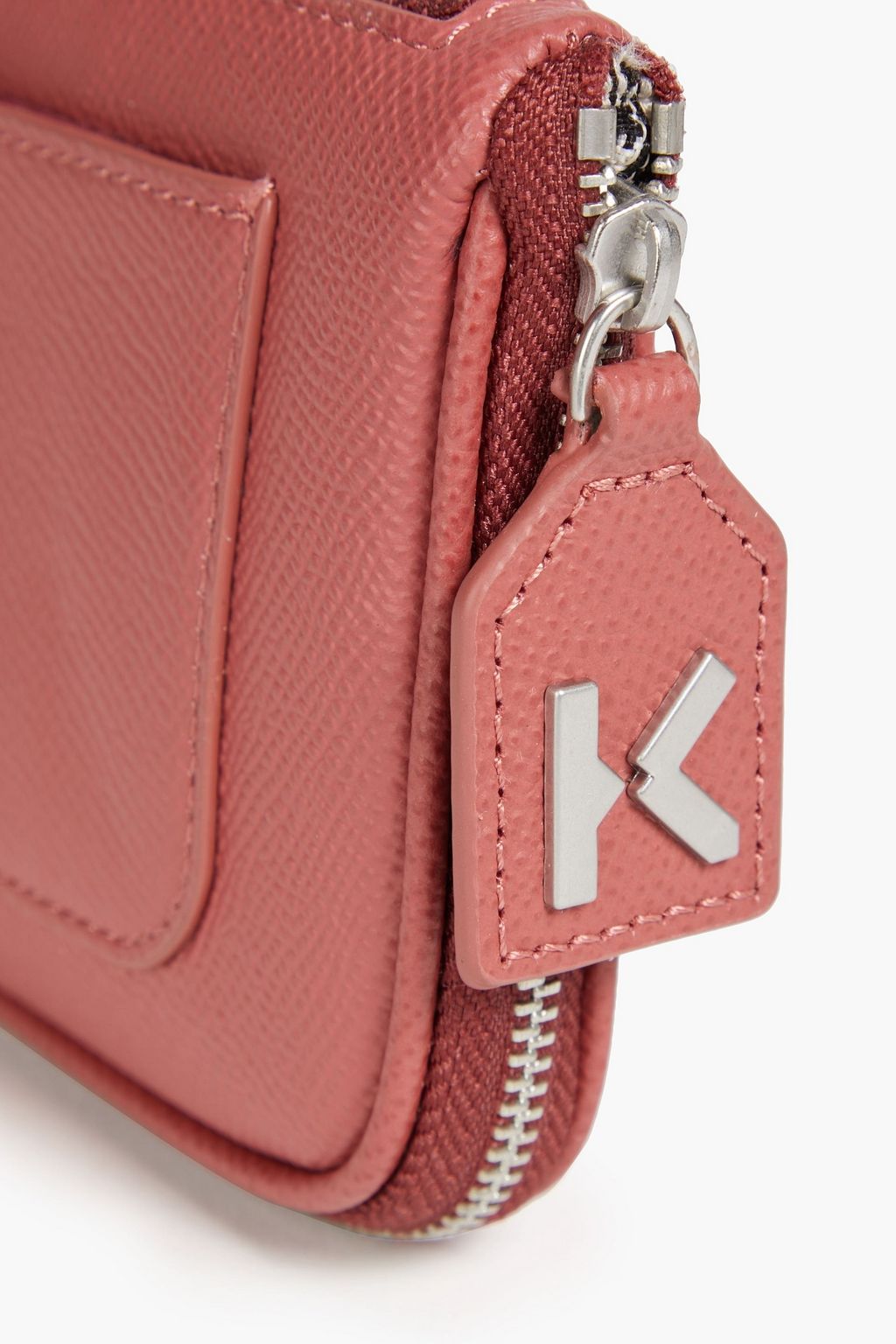 KENZO Textured-leather pouch