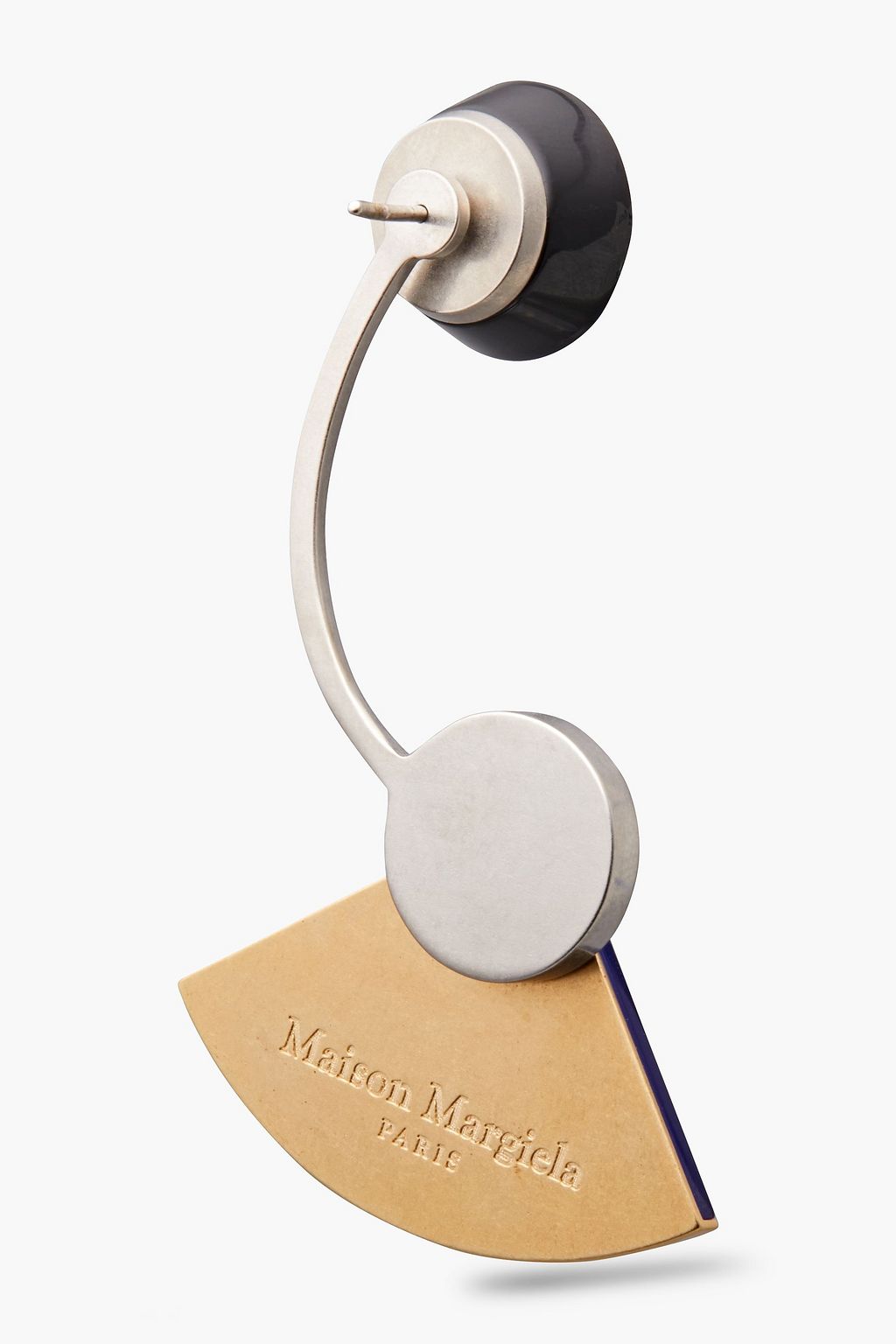 MAISON MARGIELA قرط بلون فضي من الراتنج